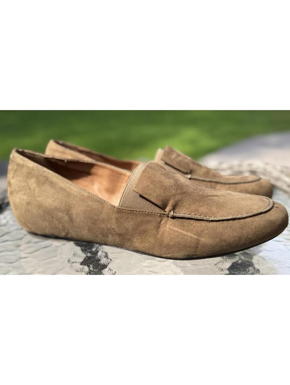 Hokus Pokus Women’s Talon Shoes Sz 10 Flats Brown Suede Comfort Office Dress